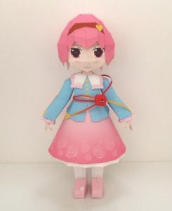 Komeiji Satori Paper craft PB020012