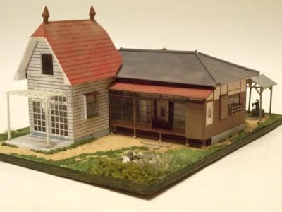 Totoro House Paper craft lA2Fn