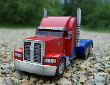 Optimus Prime Truck Paper craft optimus prime