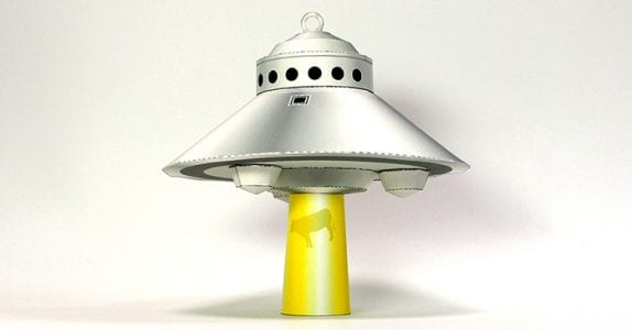 UFO Paper craft 00 2