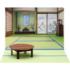 Japanese Living Room Diorama Paper craft CNT 0023760 detail 01 m