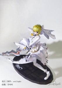 FGO Nero Claudius Bride Paper craft nero bride