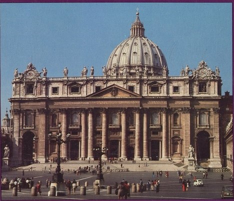 St. Peters Basilica Vatican Paper craft ctd