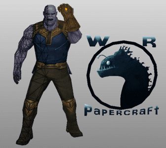 thanos paper craft