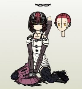 Gowther Paper craft gowther