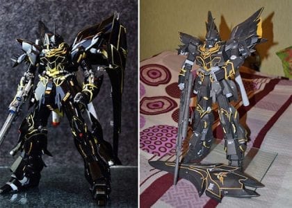 Sinanju Black Gundam Paper craft sinanju black gundam paper craft