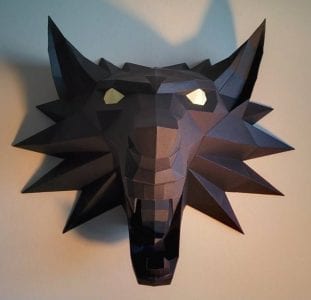 witcher medallion papercraft build v2 by gedelgo da08u31 pre
