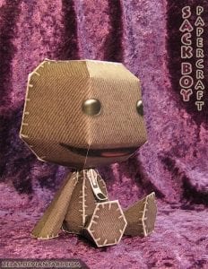 Sackboy LBP Paper craft sackboy