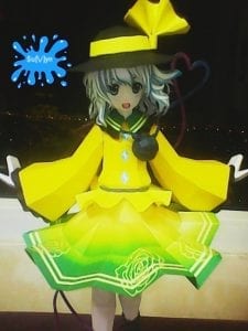 Komeiji Koishi Paper craft V2 koishi