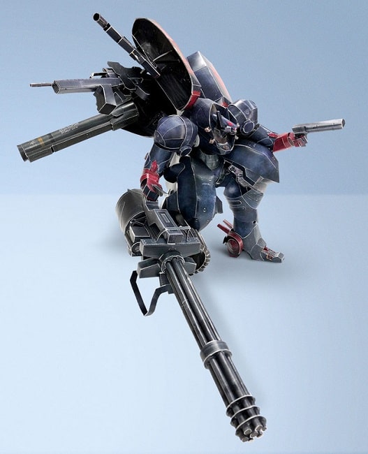 Metal Wolf Chaos Game Paper craft metalwolfpapercraft