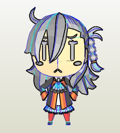 FGO Chibi Olga Marie Paper craft olga marie