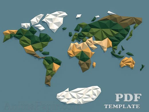 earth paper craft
