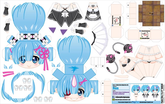 chibi rem bikini 1