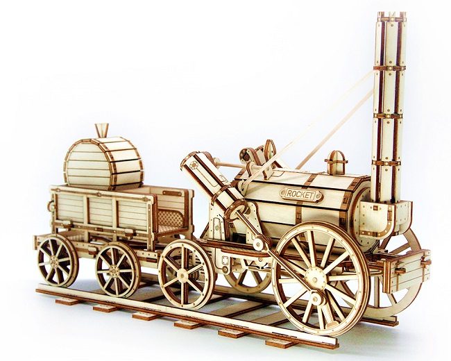 Stephenson's Rocket Locomotive Paper craft stephenson rocket locomotive