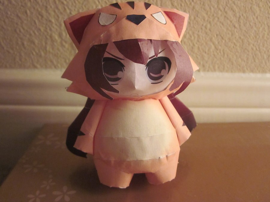 Chibi Taiga Toradora Paper craft taiga 1