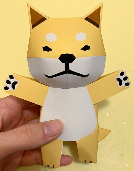 Link Dog Paper craft 05