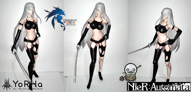 YoRHa Type A No.2 Paper craft yorha