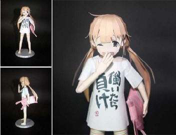 idol master anzu futaba paper craft