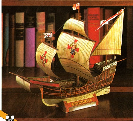 Santa Maria 1492 Ship Paper craft santa maria ship paper craft