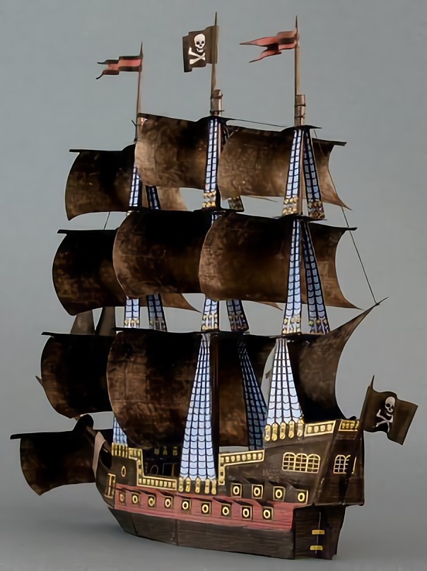 Pirate Ship Dark Promise Paper craft DarkPromise2