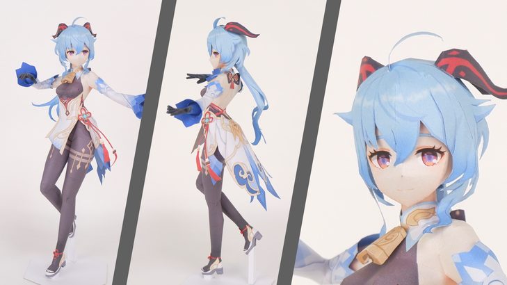 Genshin Impact Ganyu Papercraft gunyu papercraft genshin impact