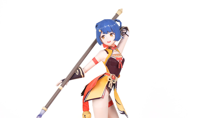 keqing papercraft