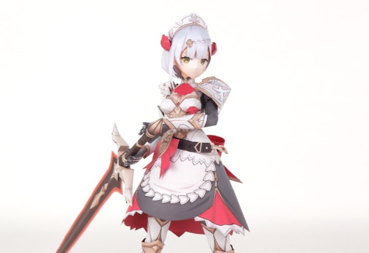 Genshin Impact Noelle Papercraft noelle