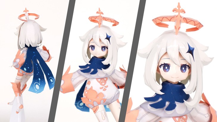 Genshin Impact Paimon Paper craft paimon