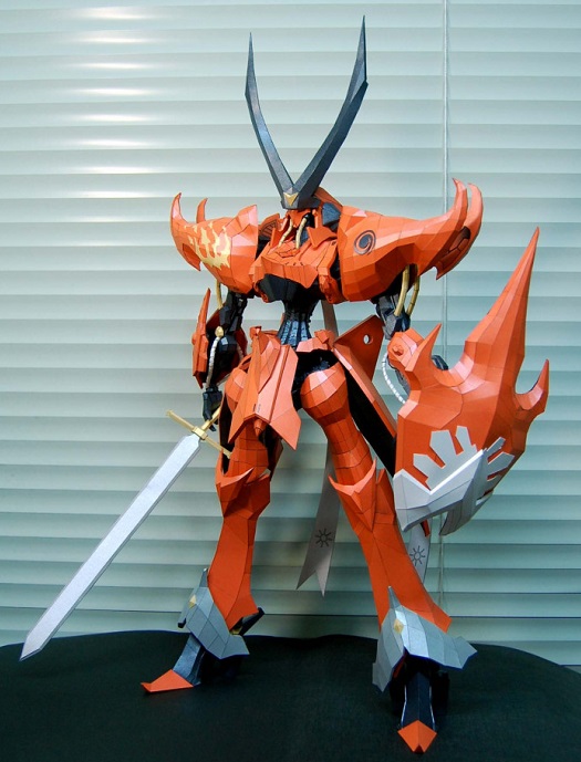 V Siren 104 PROMINENCE GK Paper craft V Siren 104 P rominence papercraft