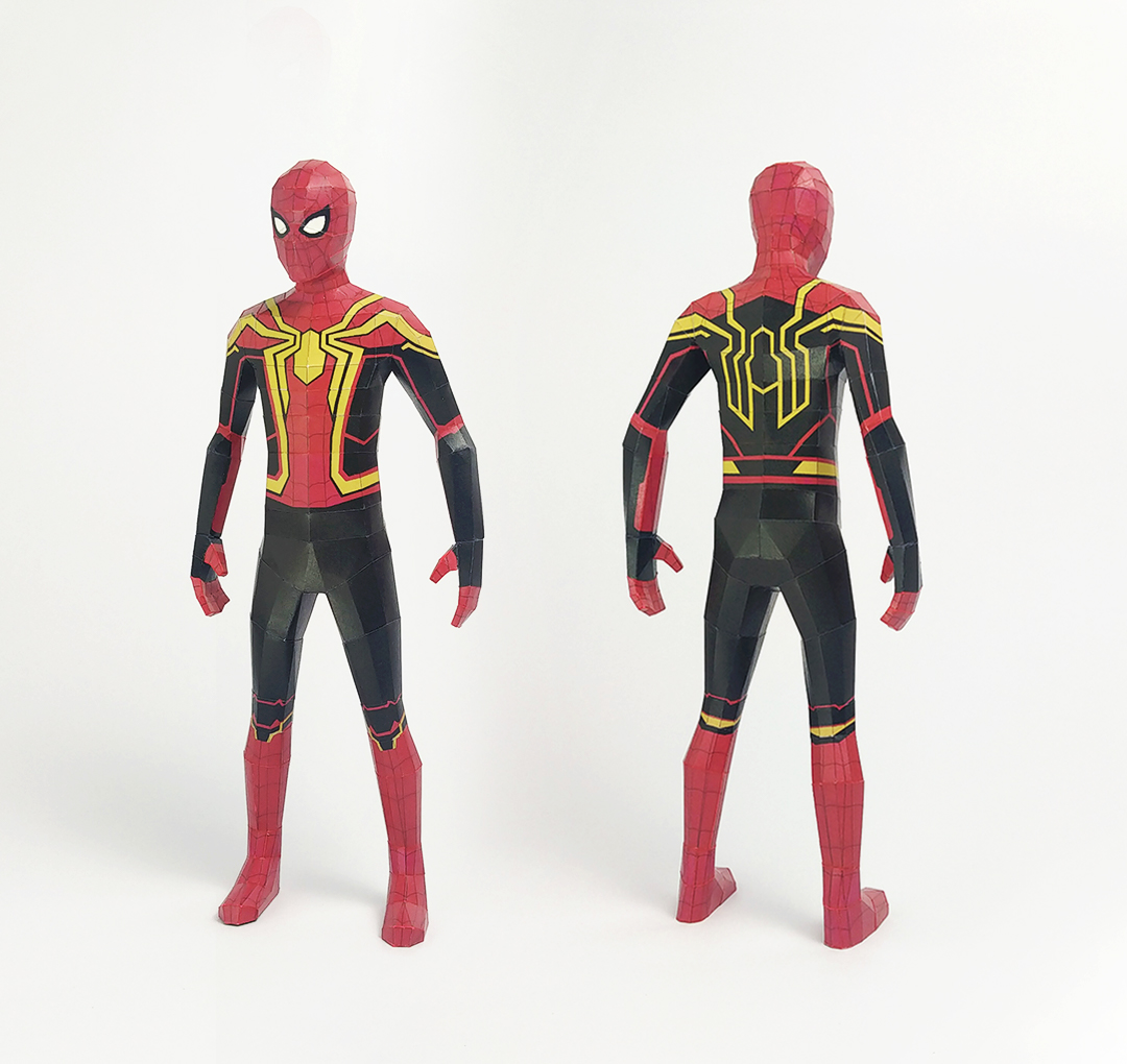Spiderman Integrated Suit Paper craft spiderman papercraft