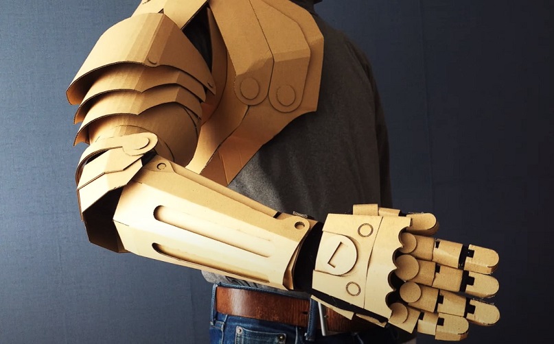 edward elric arm papercraft