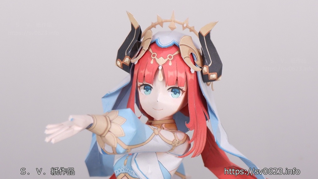 nilou papercraft