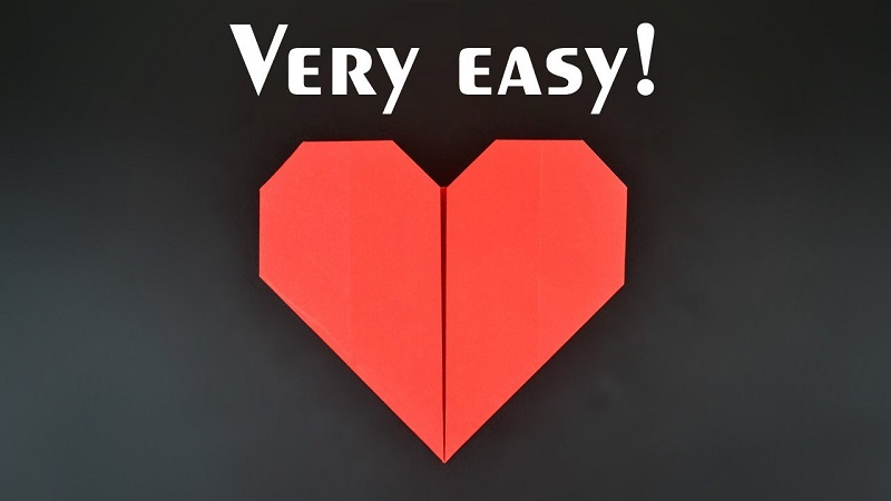 origami heart