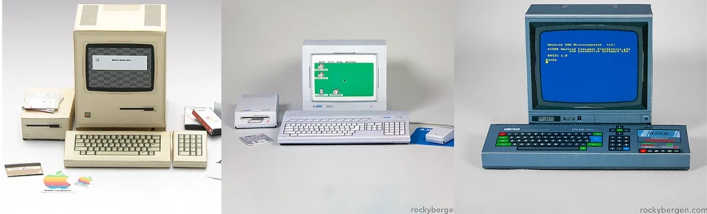 16 Classic Computer Papercraft classic computer papercraft