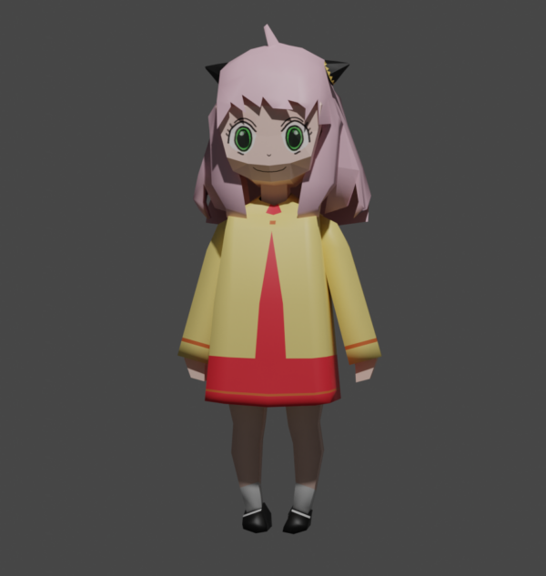 Spy X Family Anya Papercraft anya e1692239084173