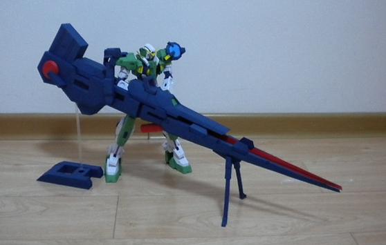 DG014 Gundam Dynames Torpedo Armament Papercraft DG014 Gundam Dynames Torpedo Armament