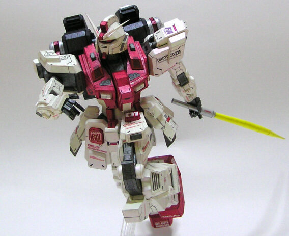 FA-78 Gundam Light Type Papercraft FA-78 Gundam Light Type