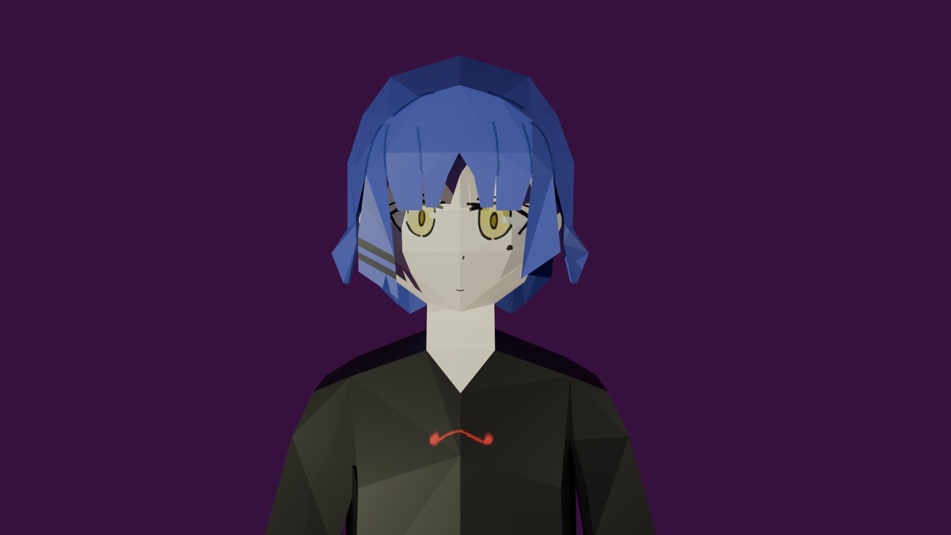 Yamada Ryo Bocchi The Rock Papercraft RYO FRONT FACE