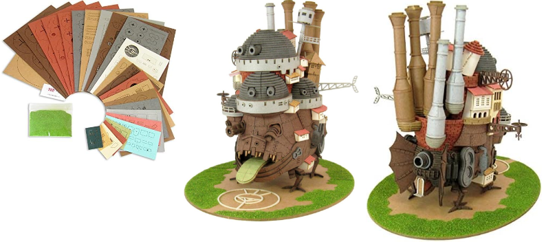 DIY Papercrafts Kits : Howl’s Moving Castle Series