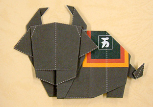 Cow Origami