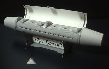 Cigar Ufo Papercraft ufo cigar