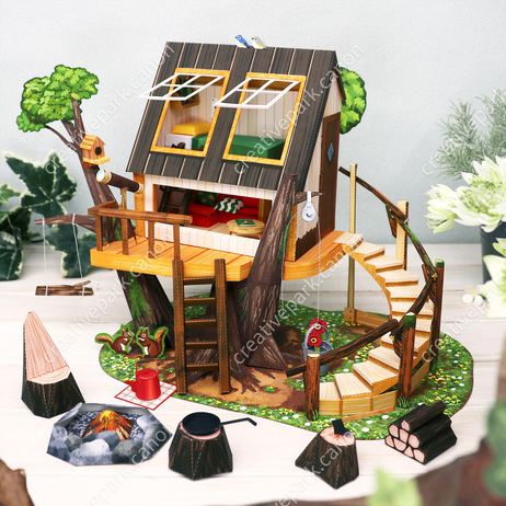 Tree House Paper craft tree house