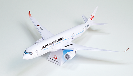 airbus a350 plane papercraft