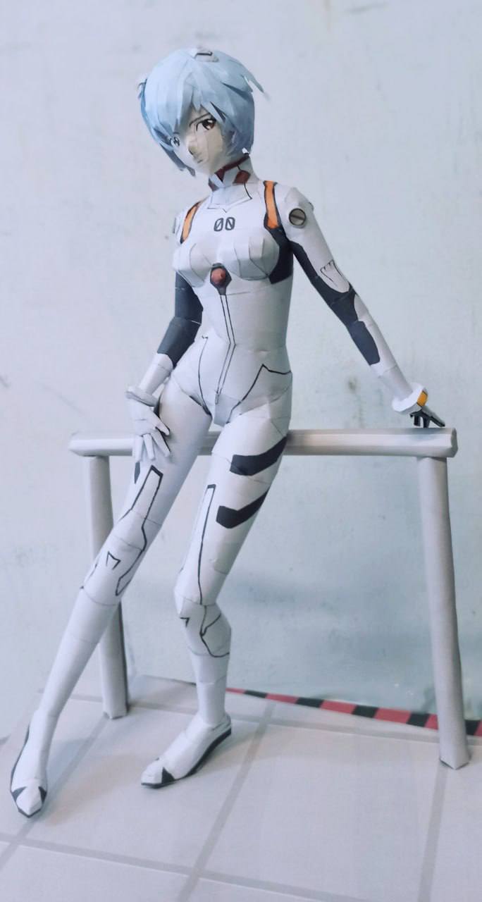 ayanami rei suit ver papercraft