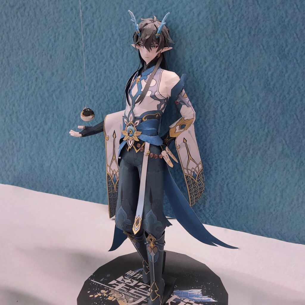 Dan Heng Imbibitor Lunae Papercraft dan heng