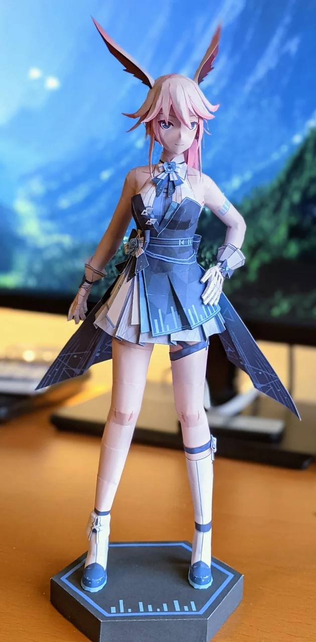 Honkai Impact Yae Sakura Paper craft yae sakura papercraft