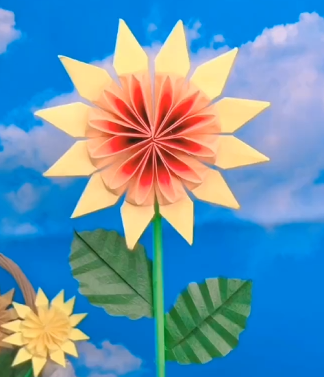 Sunflower Origami