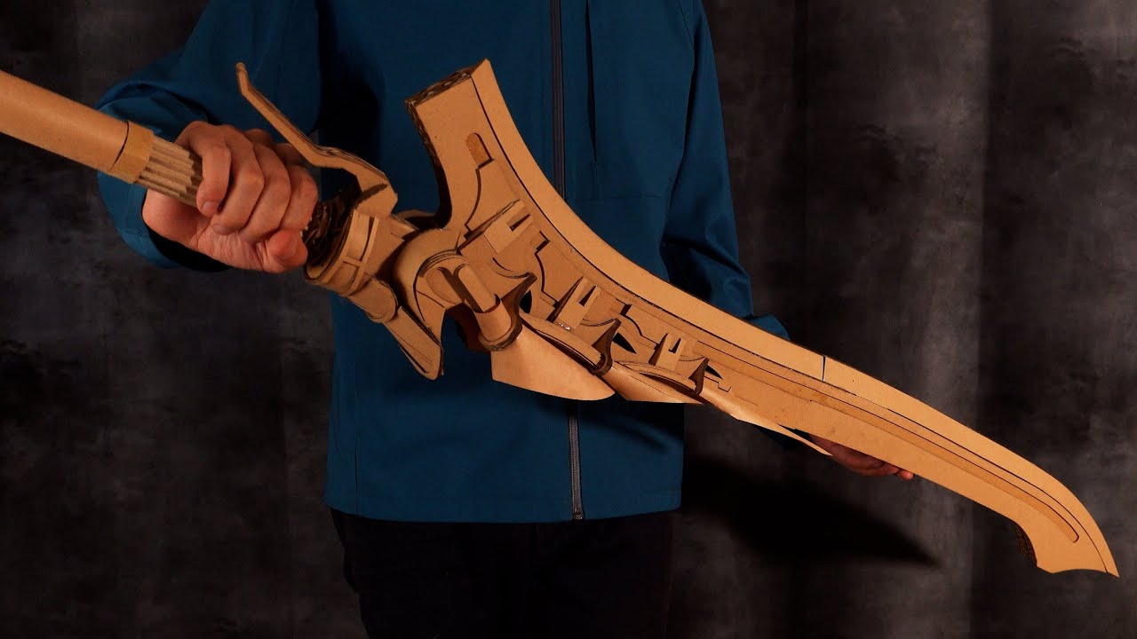 DMC 5 Necro Sword RedQueen Papercraft nero sword
