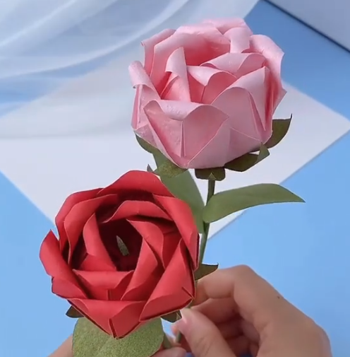 Rose Flower Origami
