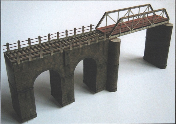 Railway Bridge Papercraft Diorama 1